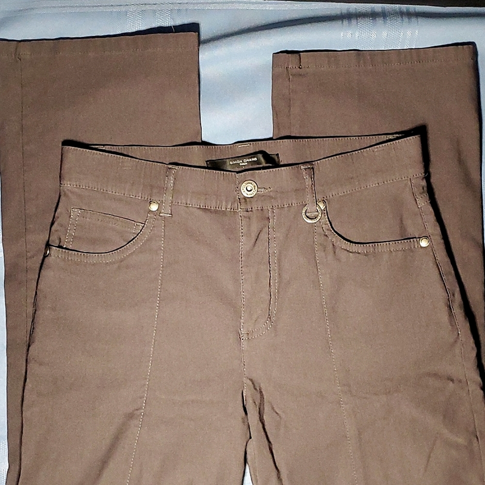 Simon Chang Ladies Straight Leg Trousers - Size 4, 29" Leg